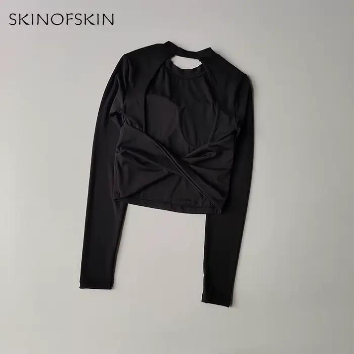 Haut de sport dos nu Sexy pour femmes, nouveau Style, grand costume de Yoga, T-shirt de Fitness à ma