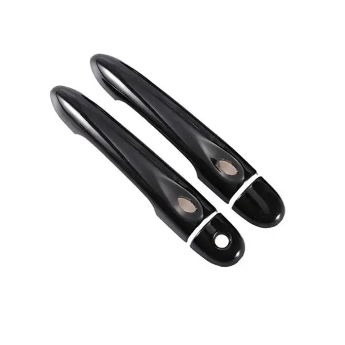 Garniture de poignée de porte noire brillante, accessoires de style, pour Renault Megane 3 MK3 III 2
