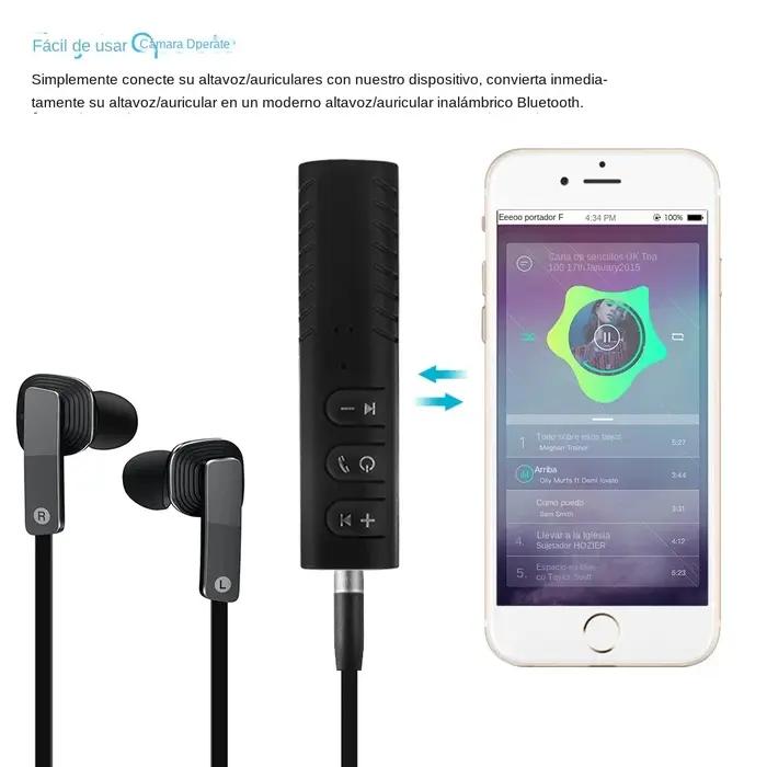 Adaptateur récepteur sans fil Bluetooth 5.0, prise Jack 3.5mm pour voiture, musique, Audio, Aux A2dp