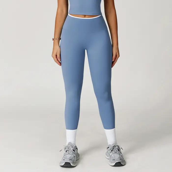 Nouveaux Leggings de Yoga Taille Haute pour Femme, Extensibles, Effet Push-Up, pour Fitness et Cours