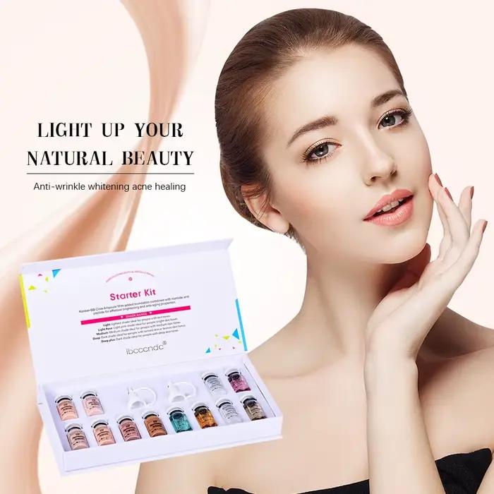 Stayve BB crème originale coréenne, Kit de démarrage lumineux pour débutant, Niacinamide/peptide, so