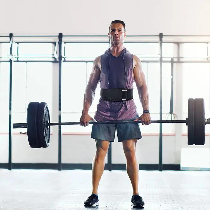 Ceinture de soutien de taille pour hommes, Support dorsal réglable pour Squat profond, haltère de po
