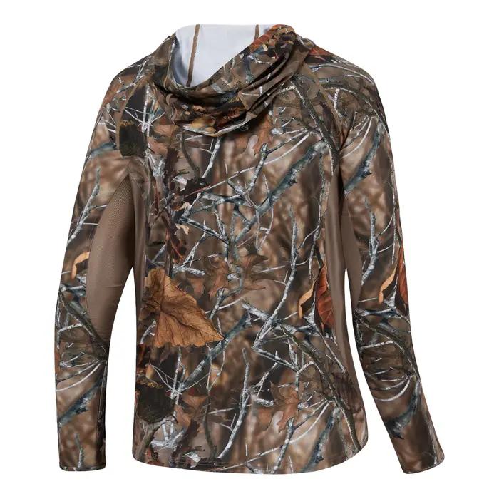 Basssdspatule-Sweat à capuche camouflage de chasse pour homme, chemise de pêche à manches longues av