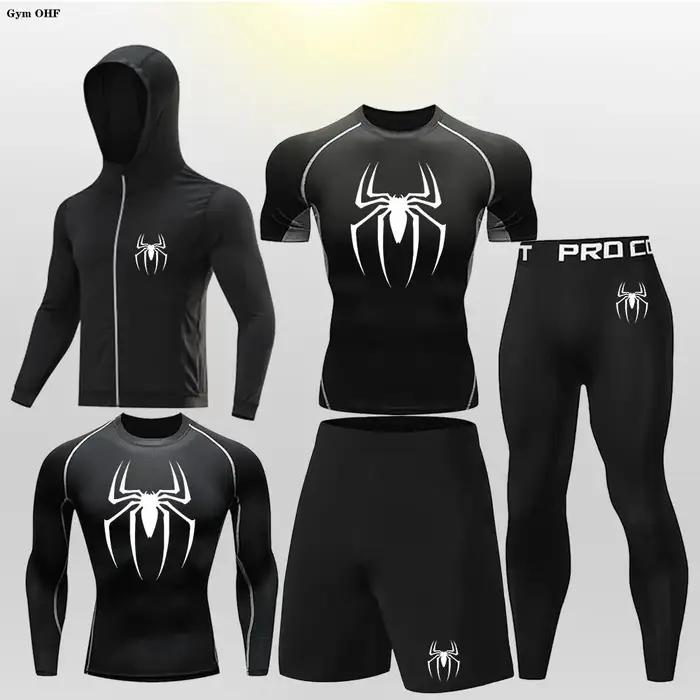 2099 Spider super-héros combinaison de Compression enfants Rashguard Jiu Jitsu Fitness maillots de b