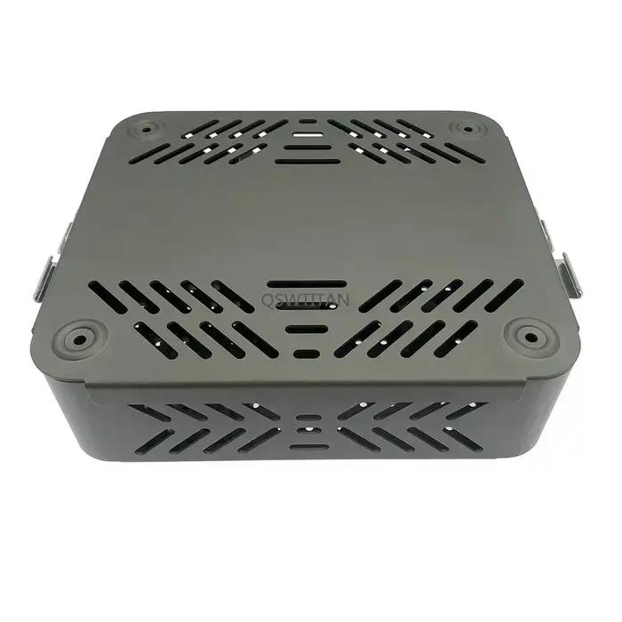 Boîte de stérilisation utilisée pour une petite perceuse électrique, scie, Instruments chirurgicaux