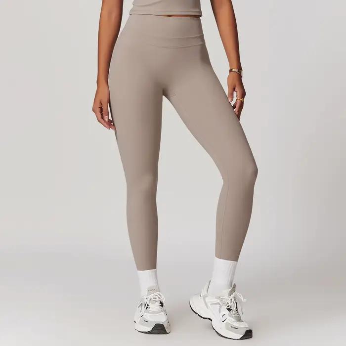 JUREN-Pantalon de yoga respirant pour femme, leggings de fitness, pantalon de course et de cyclisme,