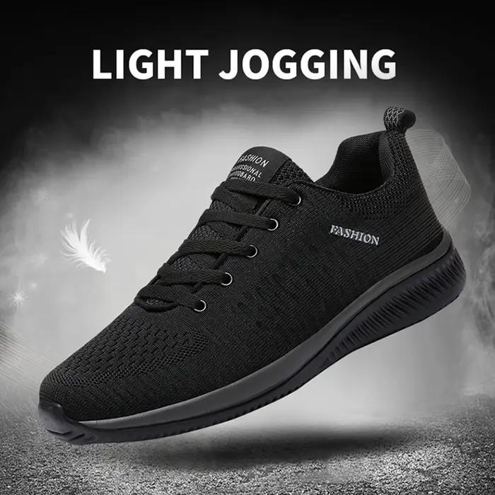Hommes chaussures de course respirant léger confortable hommes chaussures décontractées Tenis en ple