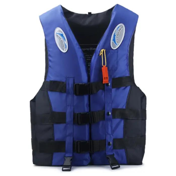 Gilet de sauvetage de natation en plein air pour adultes, combinaison de survie à flottabilité régla