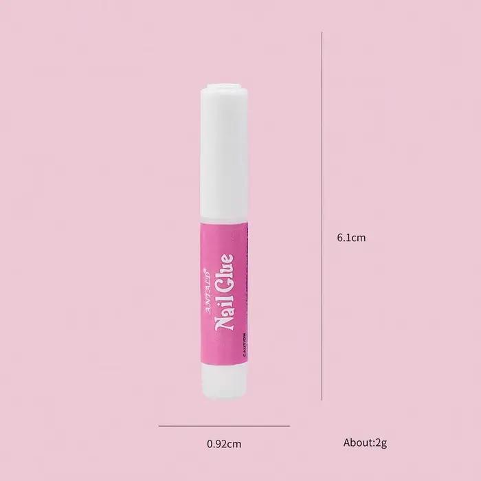 Colle Super forte pour faux ongles, 1/10/20 pièces, 2g, en acrylique, à pression, à séchage rapide,