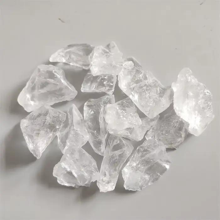 Pierre de Quartz claire naturelle, cristal de roche blanche, pierre de guérison brute et cristaux, d