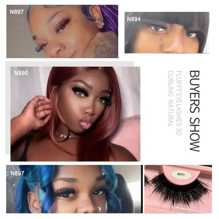 Nouveaux cils vaporeux et moelleux en Faux vison, vente en gros, marque privée russe C/D Curl, Exten