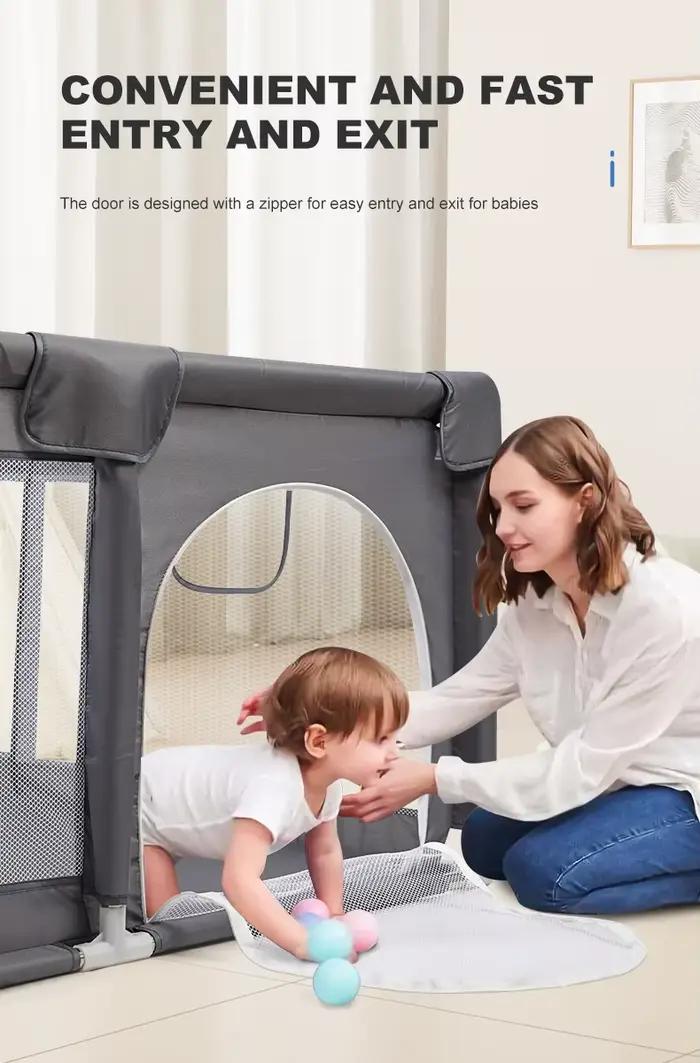 Parc pour bébé Parc pour bébé pliable Parc pour bébé Jeux pour enfants Couleurs Clôture de sécurité