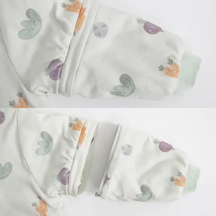 Sac de couchage pour bébé de 6 mois à 4 ans avec manches amovibles, design à jambes séparées, sacs d