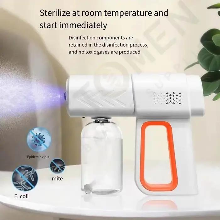 Pulvérisateur de lumière bleue Nano pour barbier, sans fil, USB, désinfectant électrique, pistolet d