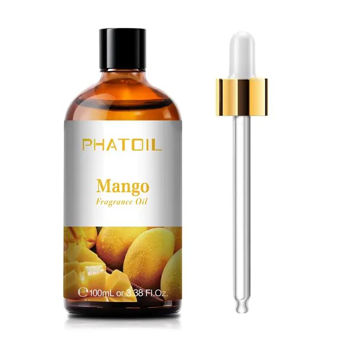 PHATOIL 100ML noix de coco pêche myrtille mangue huile parfumée pomme banane raisin citron arôme hui
