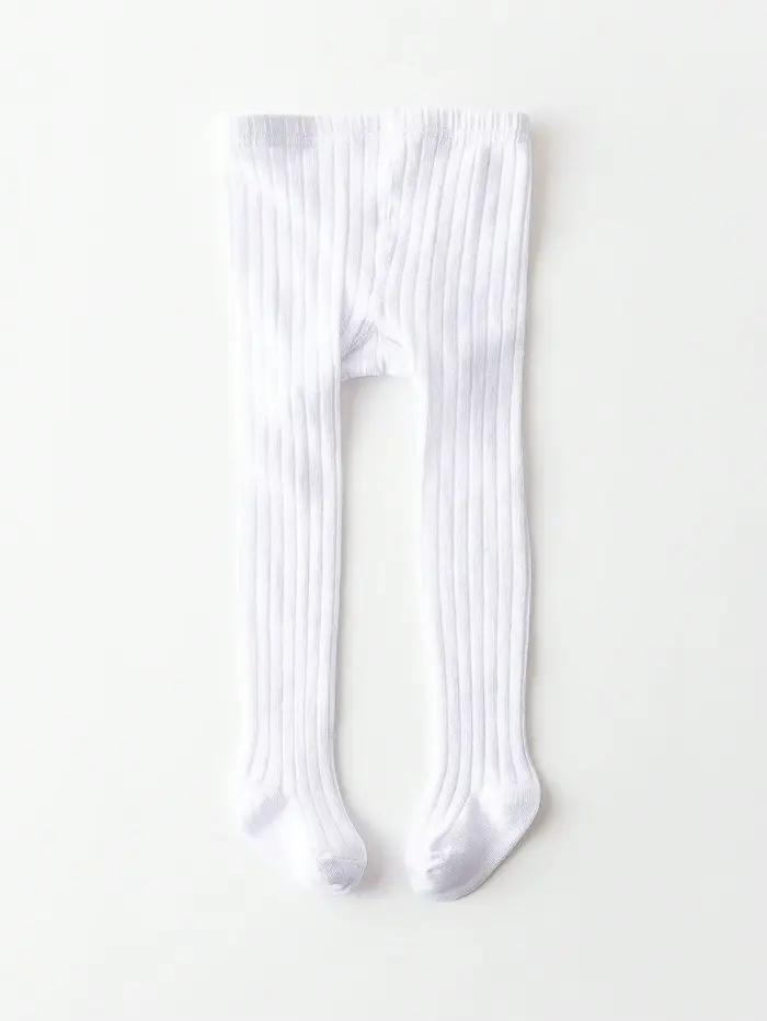 Collants 1 pièce pour bébé fille, basiques simples à rayures verticales, adaptés à la vie quotidienn