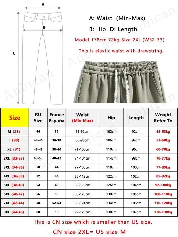 Pantalon de survêtement en coton/Polyester pour hommes, grande taille 8XL 7XL 6XL, Baggy de sport, H