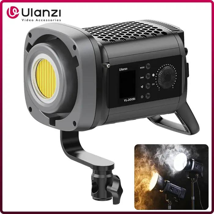 Ulanzi VL-200Bi 200W V-Mount COB Light sans fil Andrea Control 2700K-6500K Video Light for Skit Vide