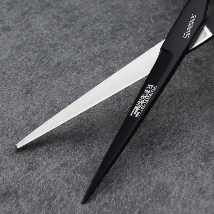 SHARONDS ciseaux professionnels de coiffure 440C barbier en acier japonais tondeuses spécialisées co