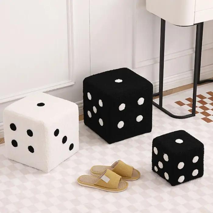 Tabouret de pied doux, confortable, simple, chaud, robuste, base pour la maison, salon, chambre à co