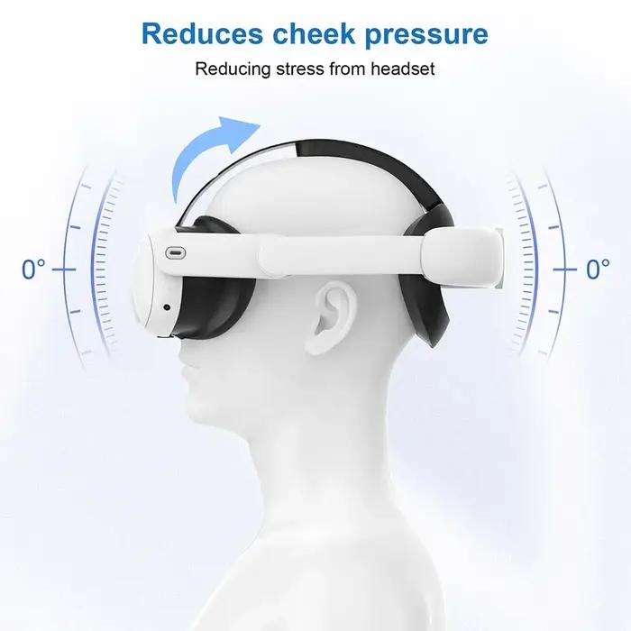 AMVR sangle de tête confortable pour Quest 3S/3 VR casque bandeau chapeaux sangle Elite légère