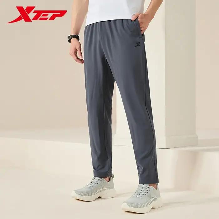 Xtep tissé pantalons de survêtement pour hommes été respirant hommes pantalons de survêtement trajet