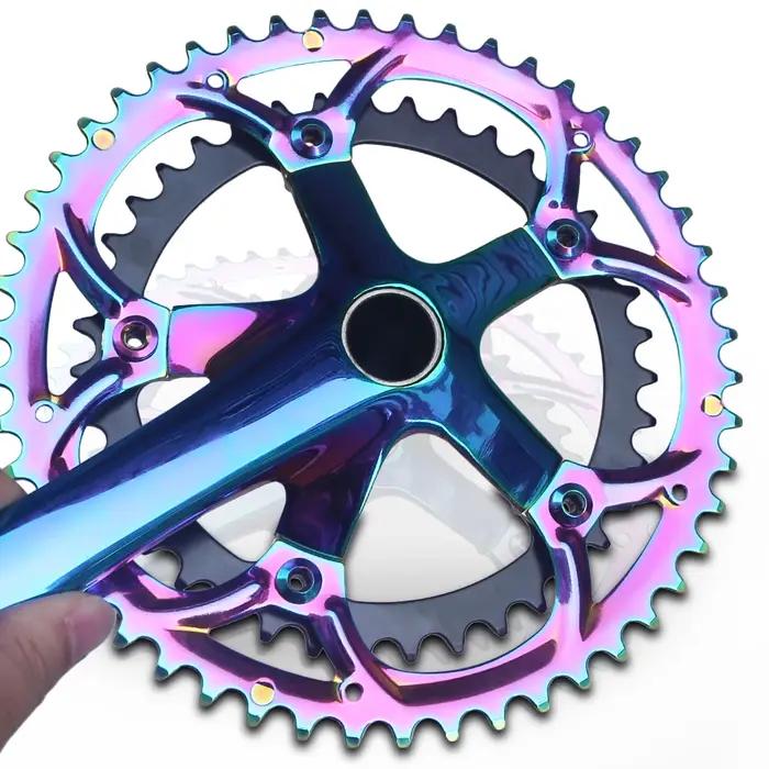 Pédalier de Vélo de Route avec Bras de Manivelle, Accessoire Astronomique, 50T/39T, Double Plateau D