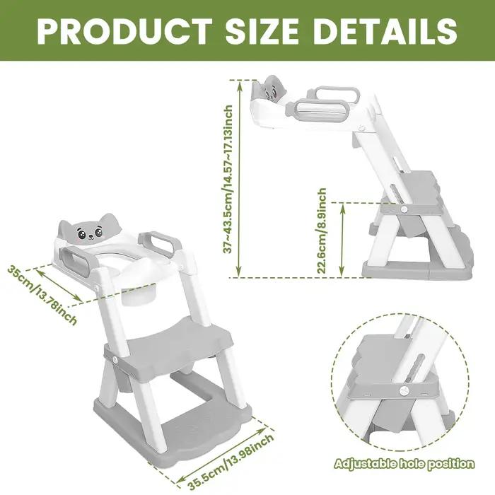 Nouveau siège de toilette pliable pour enfants, coussin d'apprentissage de la propreté portable pour