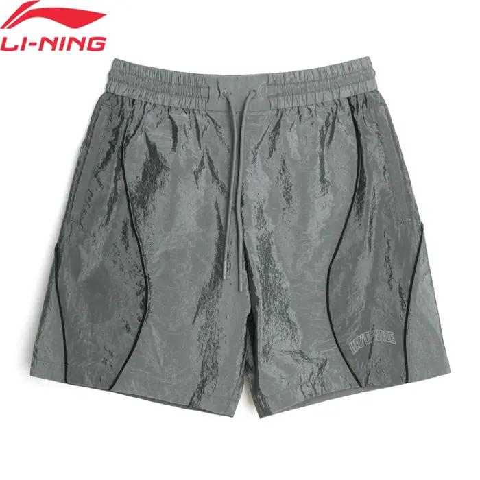 Li-ning hommes Wade série Shorts décontracté respirant coupe ample 100% doublure en Nylon loisirs co
