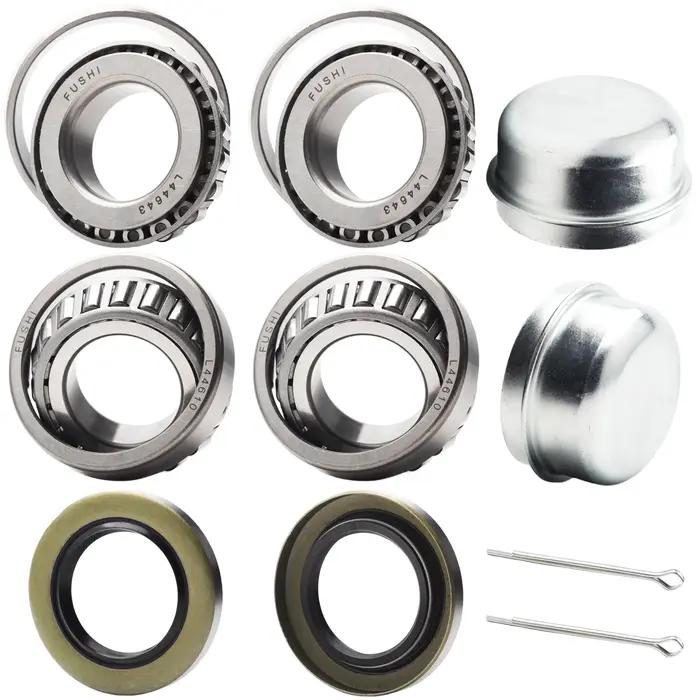 Kit de roulements de moyeu de roue de remorque, L44643, L44610,1.000 "x 1.980" x 0.580 "", joint de