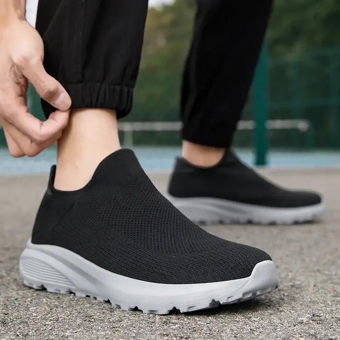 Chaussures de marche antidérapantes pour hommes, baskets de sport décontractées d'été, à la mode et