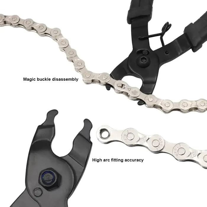 Pince à boucle de chaîne à maillons de vélo, dissolvant de maillons de vélo de route, outil de répar