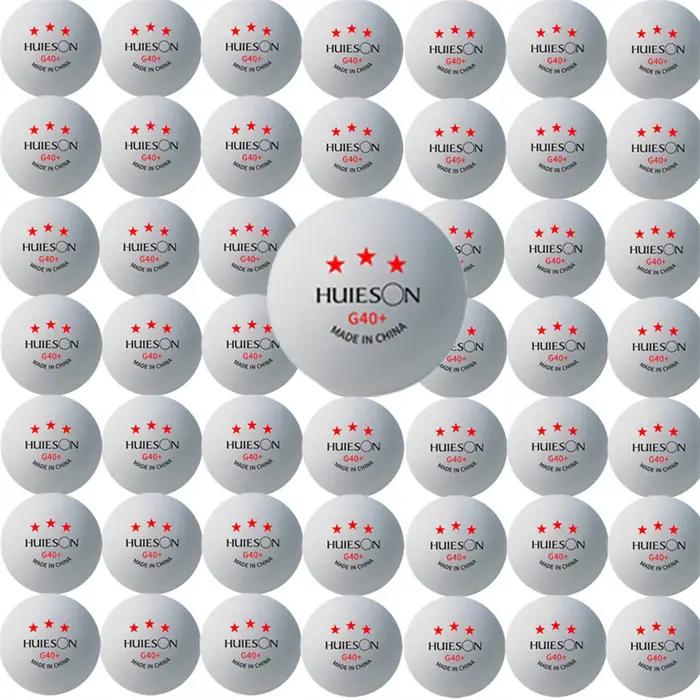 Huieson 3 étoiles 20 ~ 100 pièces balles de Ping-Pong nouveau matériau ABS 40 + balles de Tennis de
