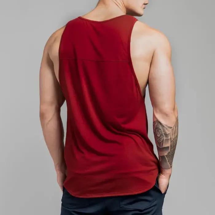Gilets en coton pour hommes, absorbant la sueur, rafraîchissant, Fitness, confortable, sport décontr