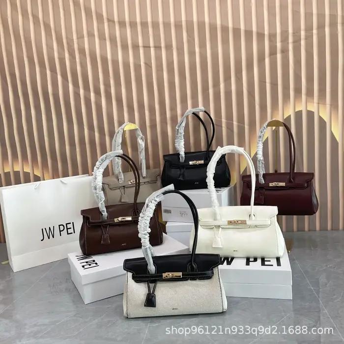Sac à main 2026JW PEI Law Stick pour femme – Petit format, avec serrure, à porter à l'épaule ou sous