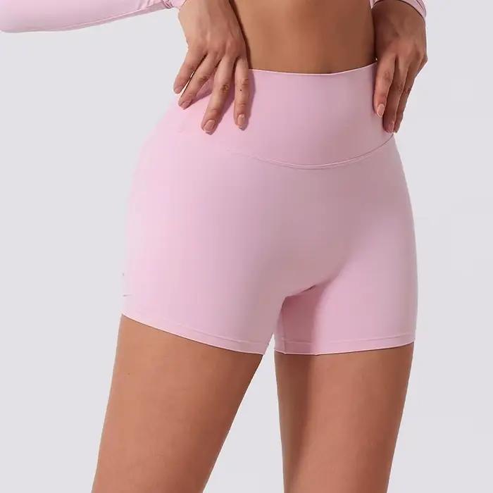 Short yoga été femme élastique - Legging sport push-up cyclisme entraînement séchage rapide
