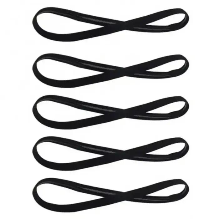 5 pièces couleur bonbon femmes hommes Yoga bandes de cheveux Sport bandeau filles Sport anti-dérapan