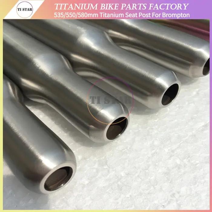 Tige de selle titane ultralégère 31.8mm pour Brompton - Améliorez votre vélo pliant