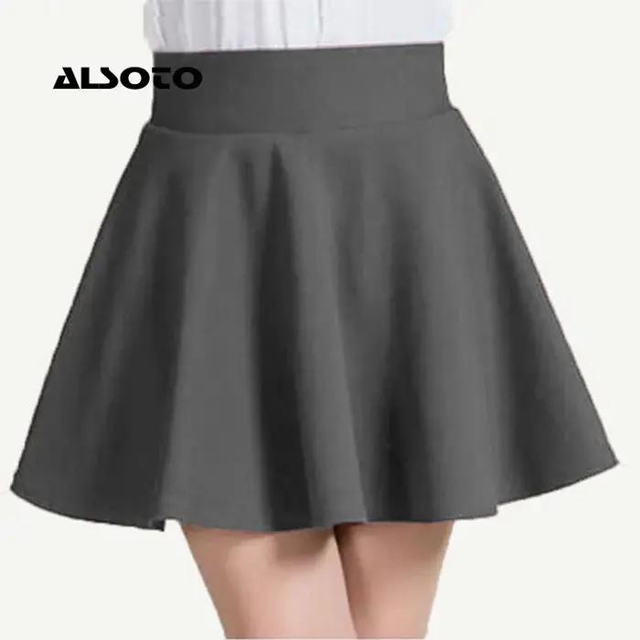 ALSOTO 2024 hiver et été Style marque femmes jupe élastique Faldas dames jupe Midi Sexy fille Mini j