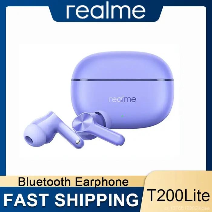 Realme Buds T200 Lite véritable écouteur sans fil AI appel réduction du bruit casque Bluetooth 5.4 H