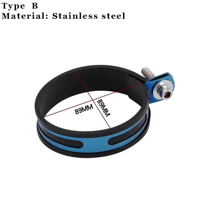 Tuyau d'échappement de moto 60.5mm, silencieux 51mm, cercle fixe universel, Support en Fiber de carb