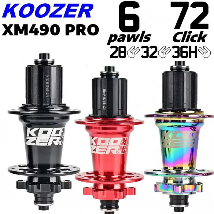 Koozer XM490PRO HG moyeu de vélo vtt 8 9 10 11 12S 28H 32H 36 trous CRMO axe en acier 100 135 QR 142