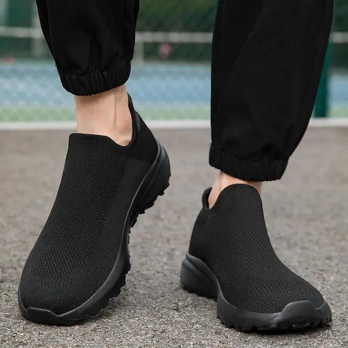 Chaussures de marche antidérapantes pour hommes, baskets de sport décontractées d'été, à la mode et