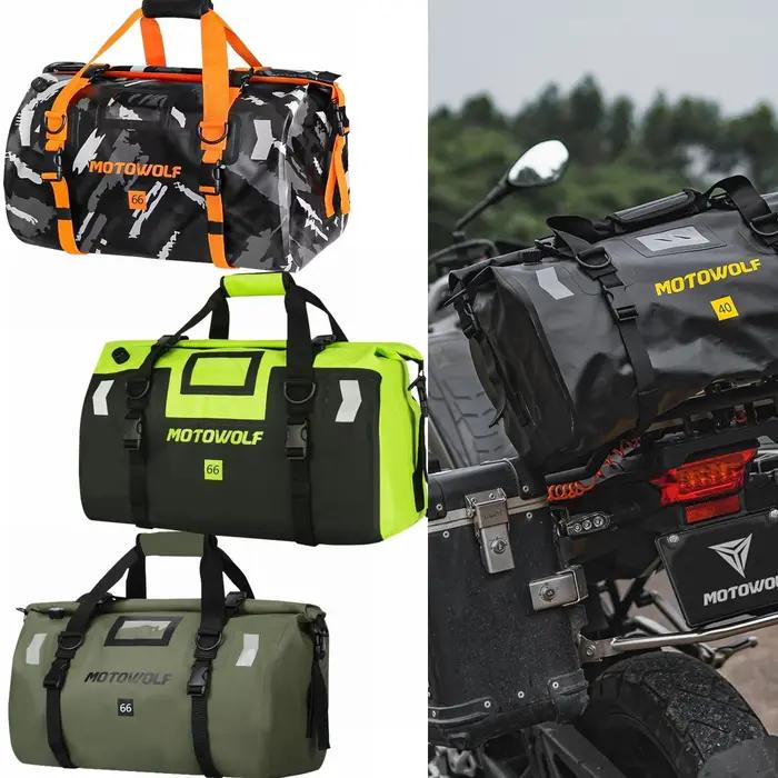 Sacs étanches universels pour moto, sacs de siège arrière, cyclisme, camping, voyage, vélo, scooter,