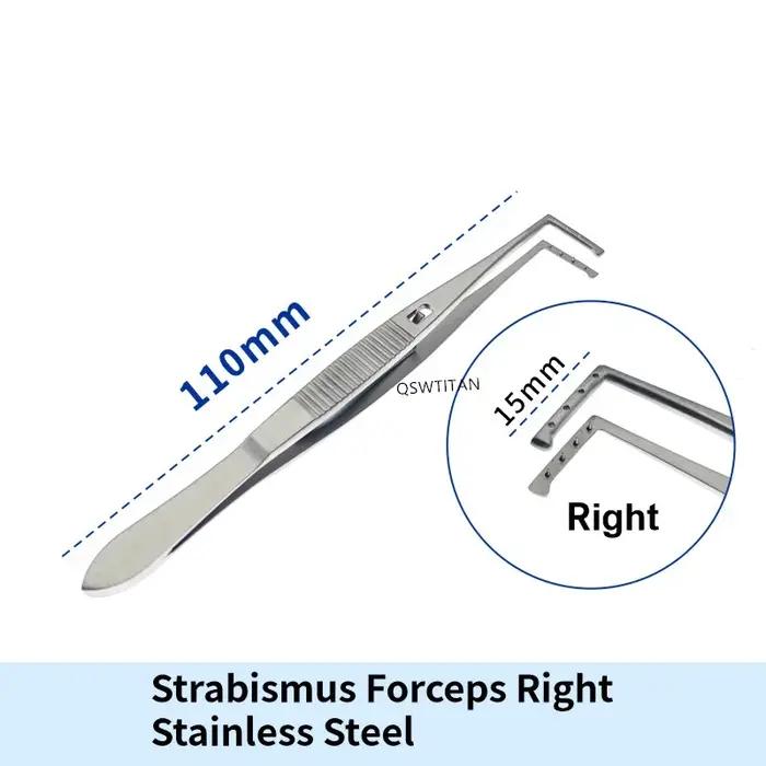 Pince à épiler réutilisable pour la propordu strabisme, en titane, générateur des yeux, instrument,