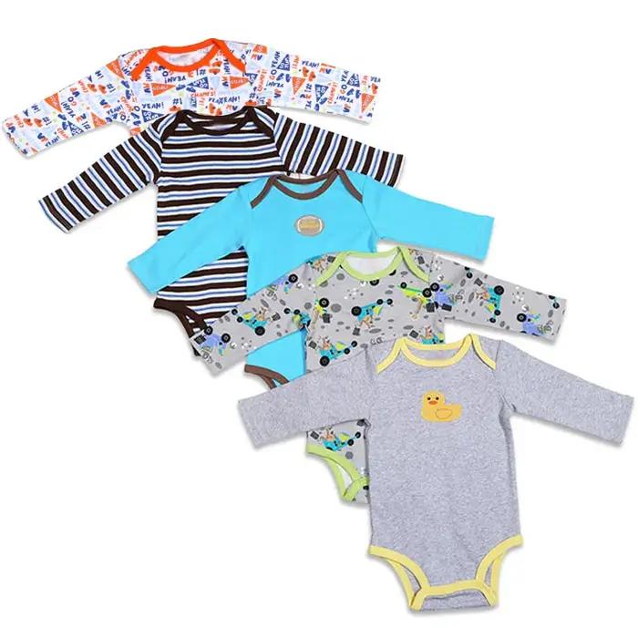Body pour bébé en coton à manches longues, 5 pièces, 3M-24M, à ailes