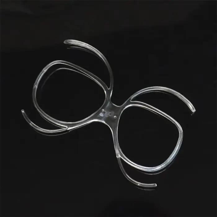 Lunettes de moto pliables, lunettes de Ski, cadre de myopie, insertion Rx, adaptateur optique Flexib