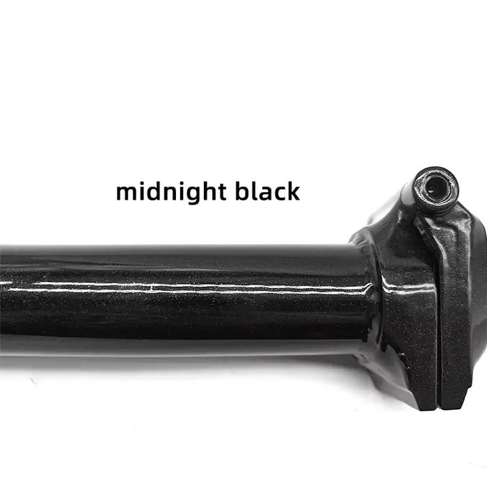 ACEOFFIX-Tige de tube de direction en acier au chrome-molybdène noir, guidon S/M pour Bromsilice, ac
