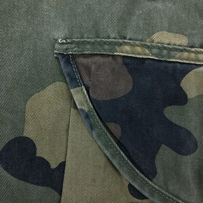 Short Cargo de style rétro américain pour hommes, nouveau short de Camouflage lourd, en pur coton la