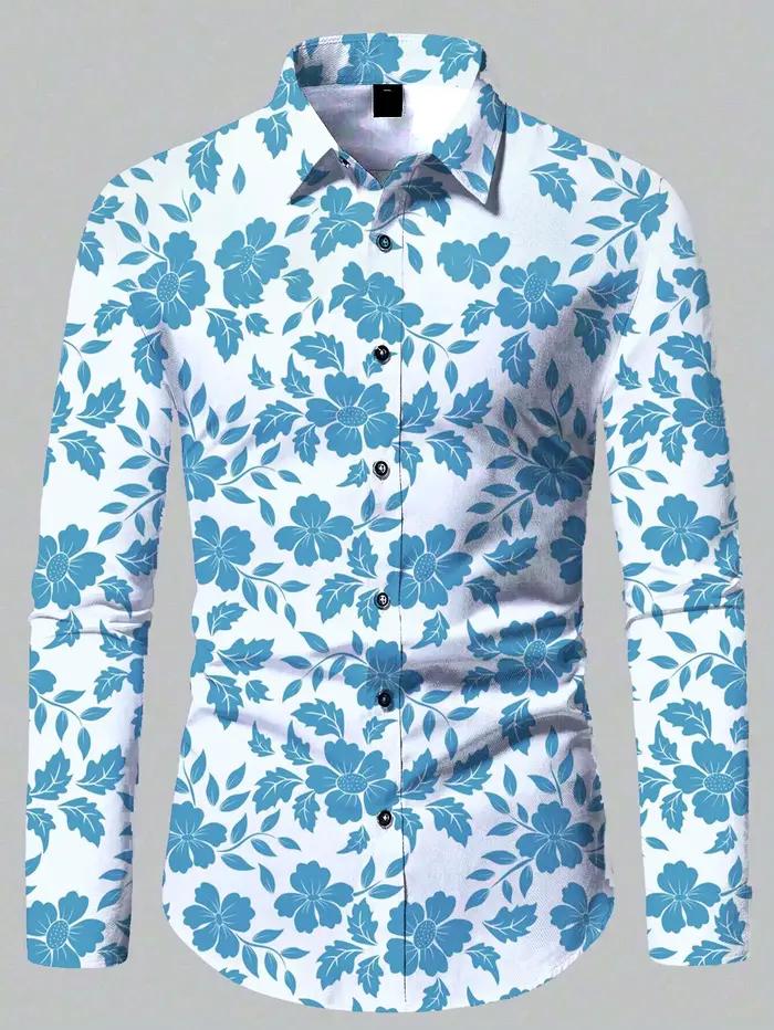 Chemises rétro confortables à manches longues pour hommes, nouveau design décontracté, chemise à la